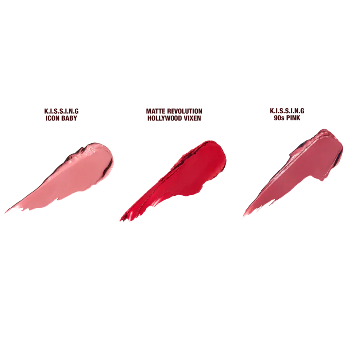 Mini Iconic Hollywood Lipstick Trio Set *preorder*